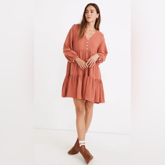 Madewell Lightspun Colette Mini Dress - Picture 2 of 6